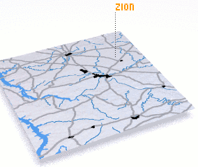 3d view of Zion