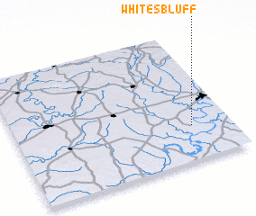 3d view of Whites Bluff