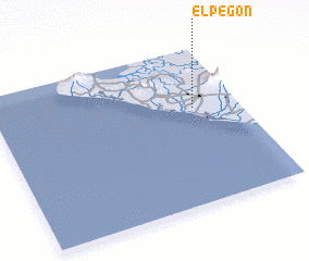 3d view of El Pegón