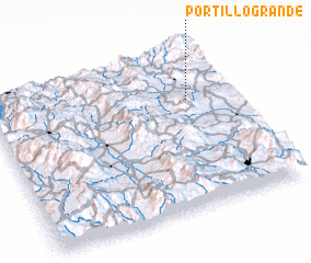 3d view of Portillo Grande