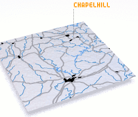 3d view of Chapel Hill