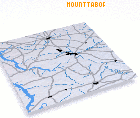 3d view of Mount Tabor