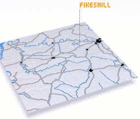 3d view of Fikes Mill