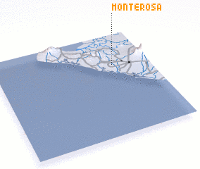 3d view of Monte Rosa