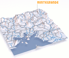 3d view of Monte Grande