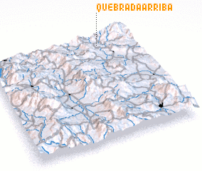 3d view of Quebrada Arriba