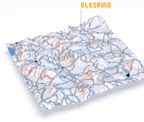 3d view of El Espino