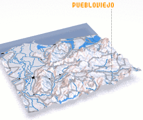 3d view of Pueblo Viejo