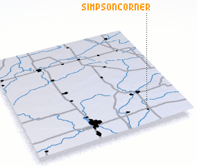 3d view of Simpson Corner