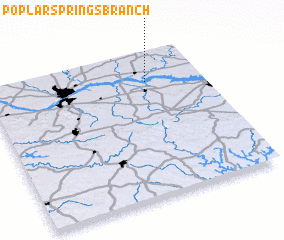 3d view of Poplar Springs Branch