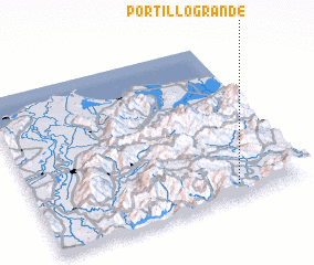 3d view of Portillo Grande