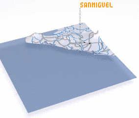 3d view of San Miguel