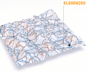 3d view of El Durazno