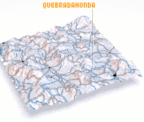 3d view of Quebrada Honda