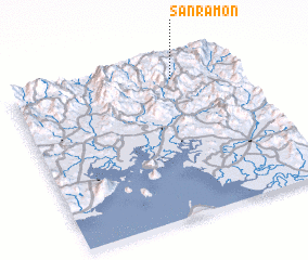 3d view of San Ramón