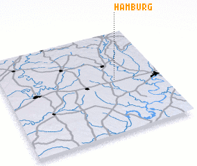 3d view of Hamburg