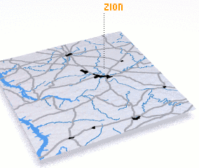 3d view of Zion