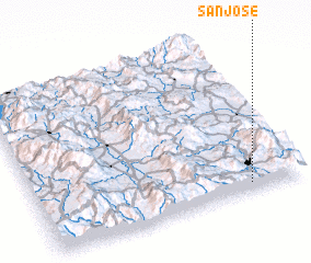 3d view of San José