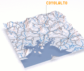 3d view of Coyol Alto