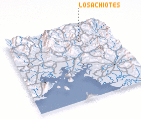 3d view of Los Achiotes