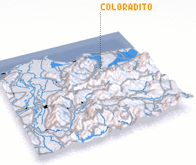 3d view of Coloradito