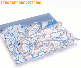 3d view of Atenas de San Cristóbal