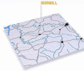 3d view of Iron Hill