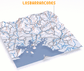 3d view of Los Barrancones