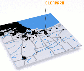 3d view of Glen Park