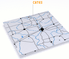 3d view of Cates