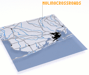 3d view of Molino Crossroads