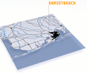 3d view of Ramsey Beach