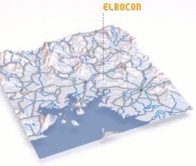 3d view of El Bocón