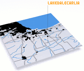 3d view of Lake Dalecarlia