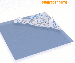 3d view of Puerto Zapote