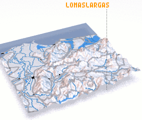 3d view of Lomas Largas