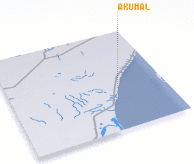 3d view of Akumal