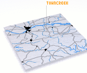 3d view of Town Creek