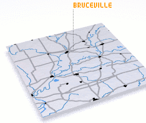 3d view of Bruceville