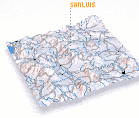 3d view of San Luis