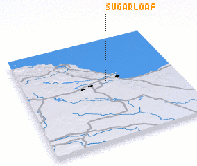 3d view of Sugar Loaf