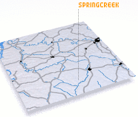 3d view of Spring Creek