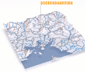 3d view of Quebrada Arriba