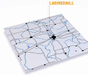 3d view of Larimer Hill