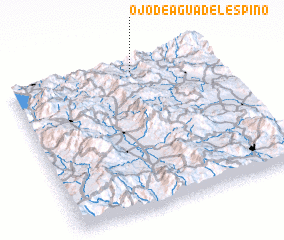 3d view of Ojo de Agua del Espino