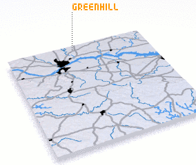 3d view of Green Hill