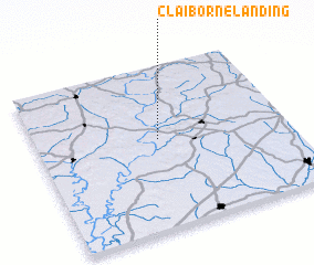 3d view of Claiborne Landing