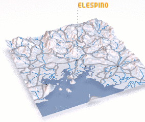 3d view of El Espino