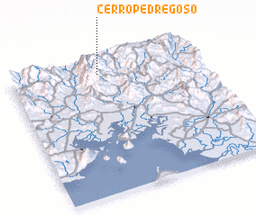 3d view of Cerro Pedregoso