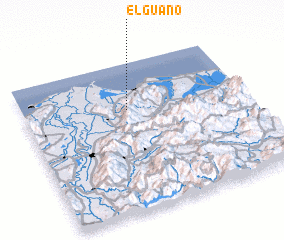 3d view of El Guano